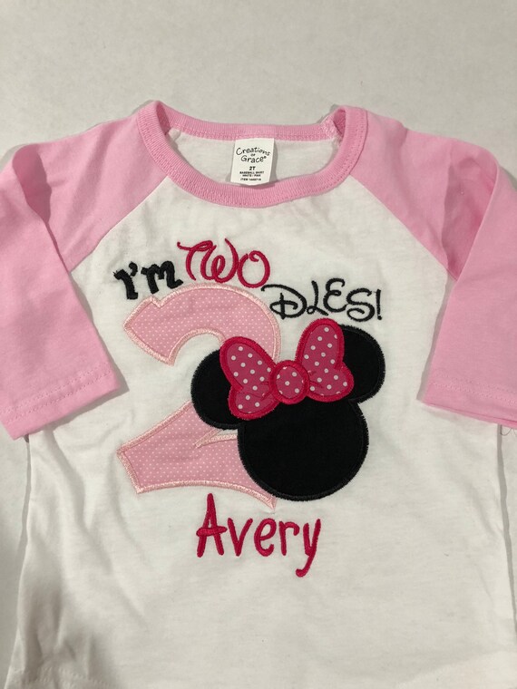minnie mouse birthday shirt 2