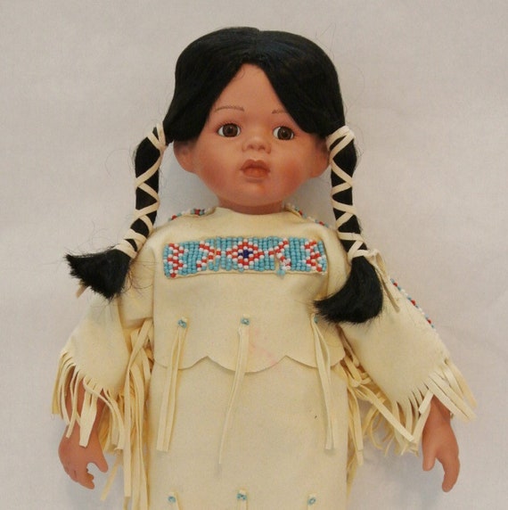 native american porcelain dolls