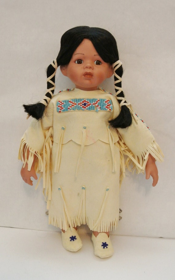 danbury mint native american dolls