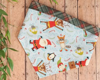 Christmas Friends Dog Bandana, Holiday Dog Bandana, Festive Dog Bandana