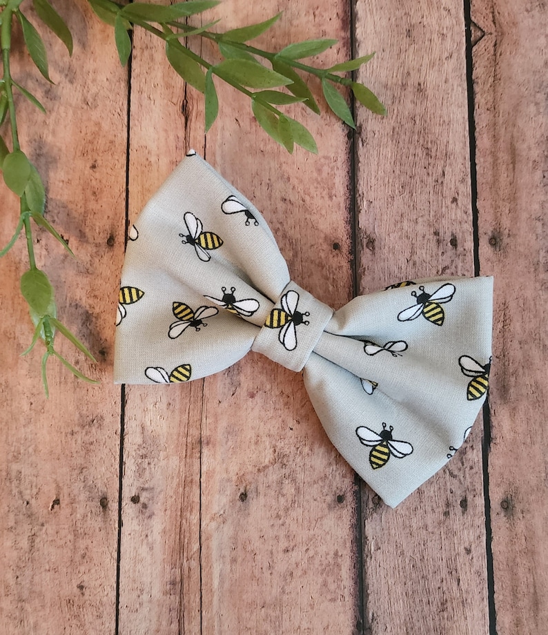 Bumble Bee Bow Tie, Dog Bow Tie, Cat Bow Tie image 1