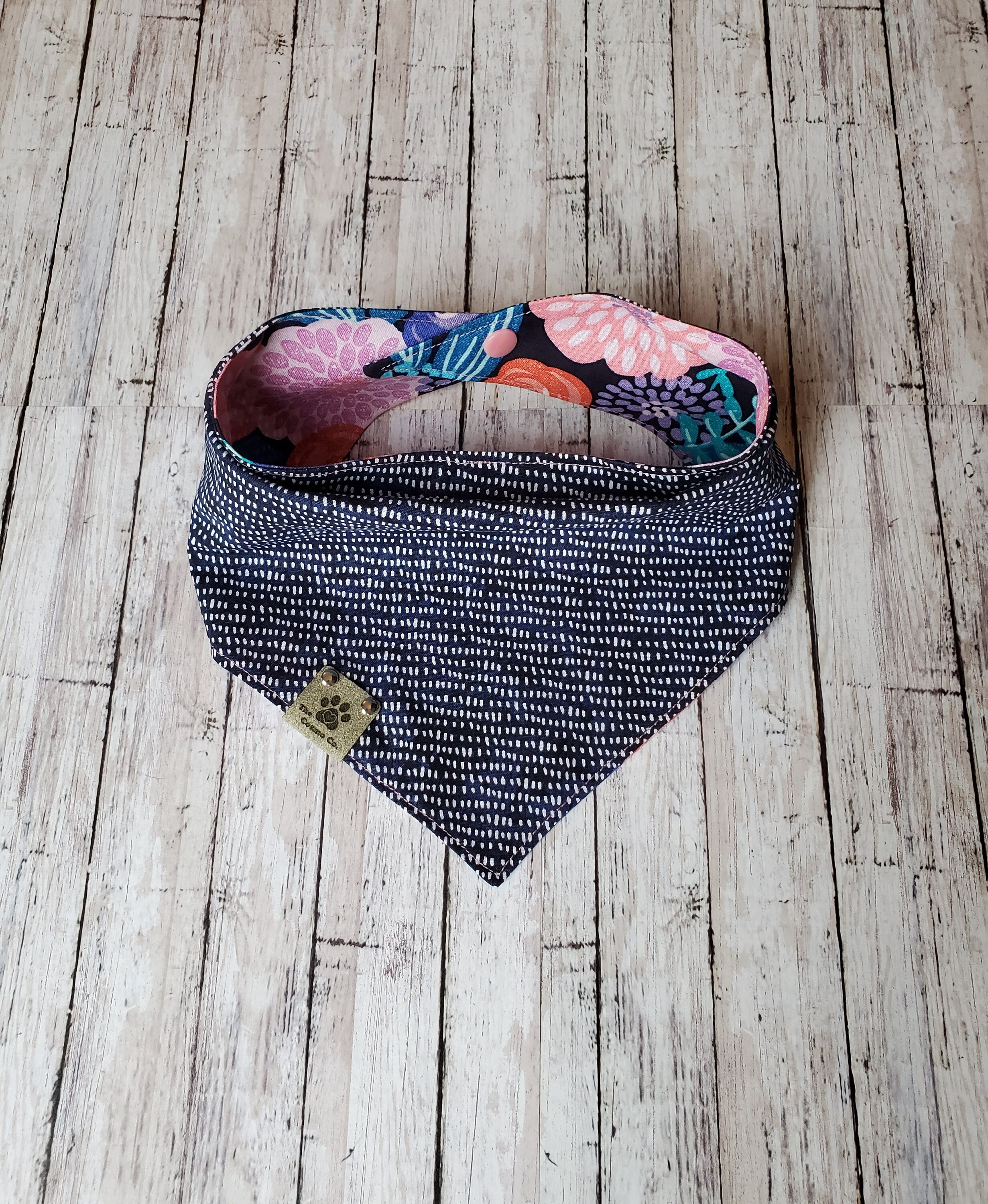 Floral Dog Bandana Pretty Dog Bandana Girly Dog Bandana Etsy