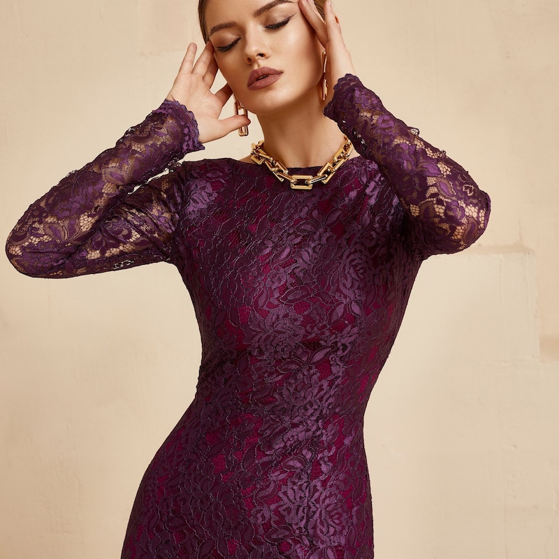 Purple Wedding Dress - Etsy