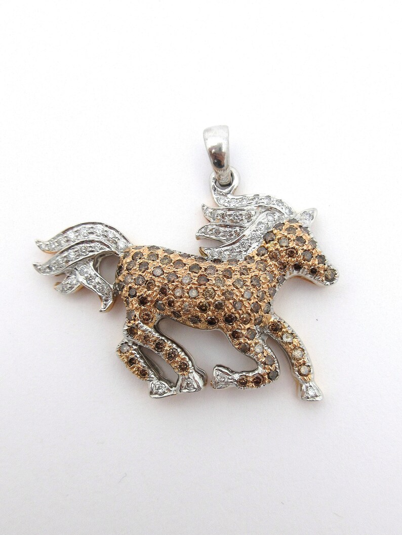 Animal Jewelry Pendant 14k Solid Gold Gold Horse Charm Galloping Horse