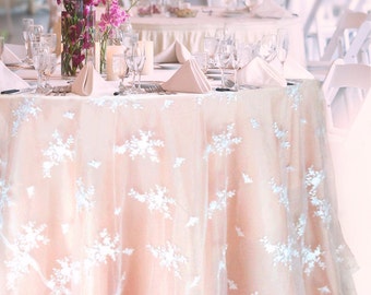 Spitzentischdecke gemacht auf Bestellung, weiße Spitzen-Overlay und Satin Tischdecke für Hochzeitstorte Tisch Schatz Tisch Bridal Shower