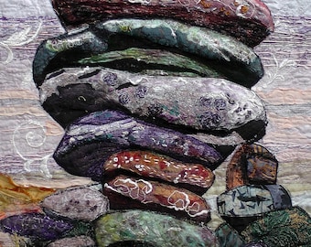 Original Art The Cheesewring Wall Hanging Stones Bodmin Moor
