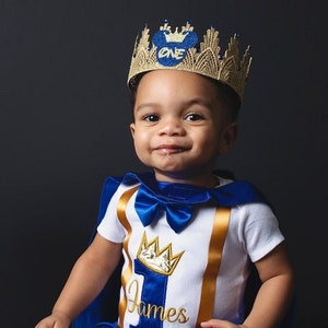 New! / Mickey Prince First Birthday/ Prince First Birthday / Royal Prince  / Royal Crown Prince / First Birthday Boy /Mickey outfit