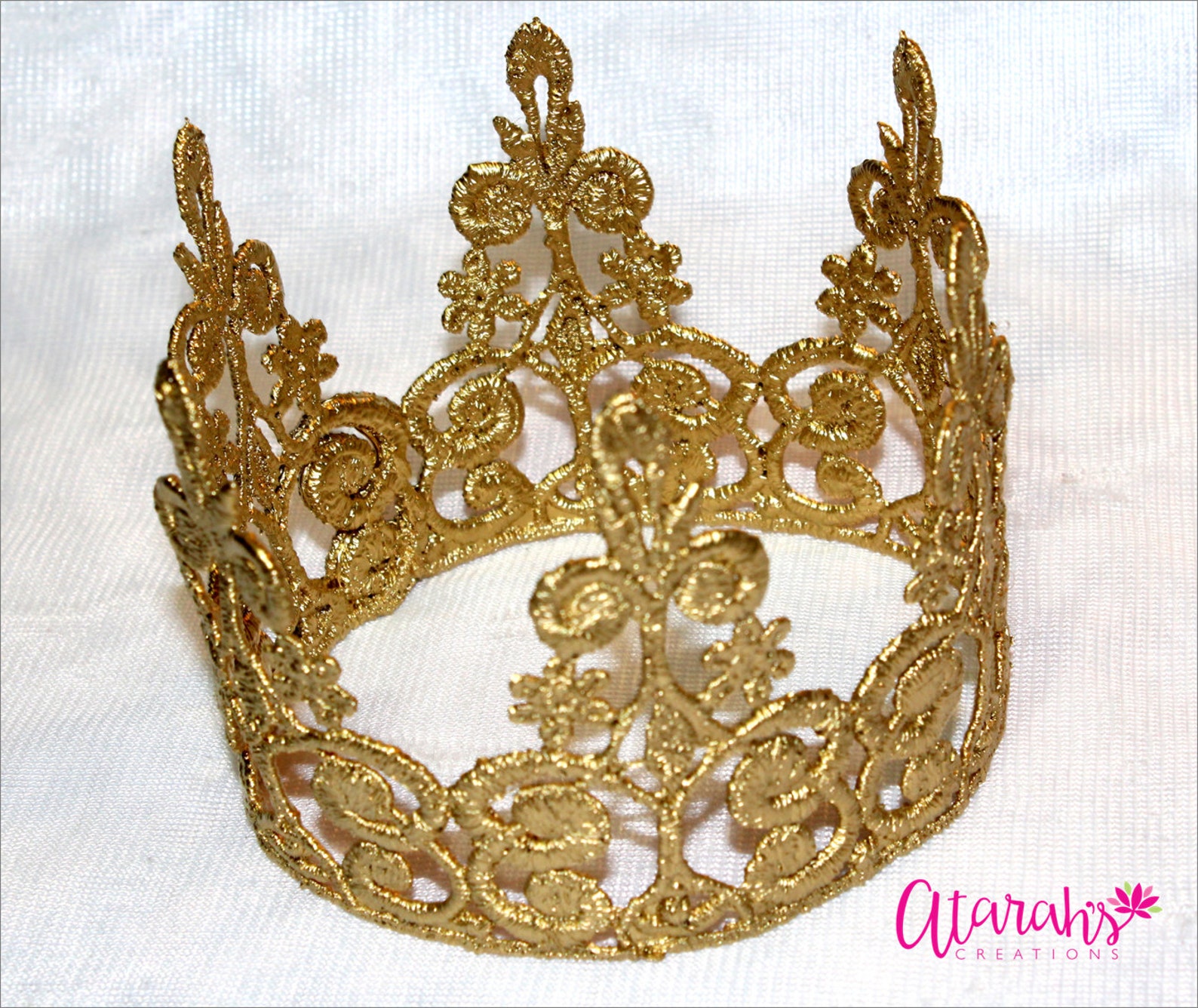 Gold Crown Cake Topper / Crown Cake Topper / Cake Topper Photo Etsy