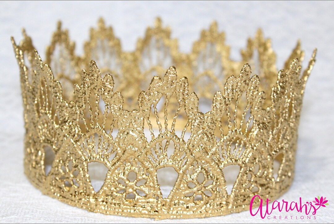 Gold Crown Cake Topper / Crown Cake Topper / Cake Topper Photo Prop