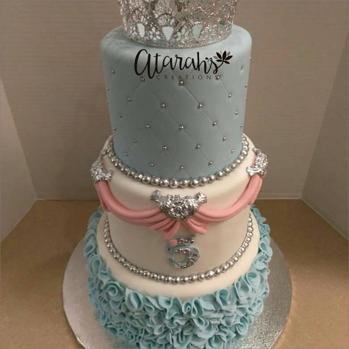 New Rose Gold Crown Cake Topper / Crown Cake Topper / Cake Etsy