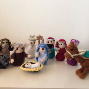 Crochet Nativity set