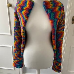 Rainbow Handmade Cardigan