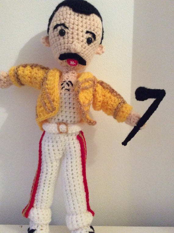 freddie mercury stuffed doll