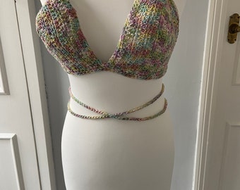 Crochet bikini top