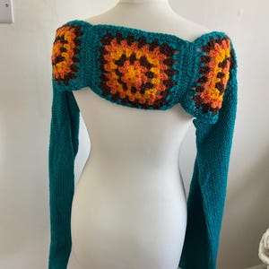 Handmade crop top crochet/knit