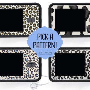 Variety of Animal Print  T:Slim Skin Decal Cover [ Sticker Vinyl X2 insulin pump  dexcom tandem type 1 one diabetes diabetic  cheetah ]