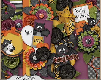 Gone Batty Page Borders