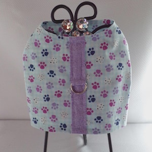 New Custom Boutique Cotton Print Dog or Cat Harness Xxxxs, Xxxs, XXS, XS, Small or Medium, pet harness, dog harness, harness