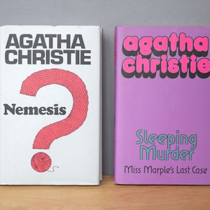 Agatha Christie Harper Collins Facsimile Nemesis and Sleeping Murder
