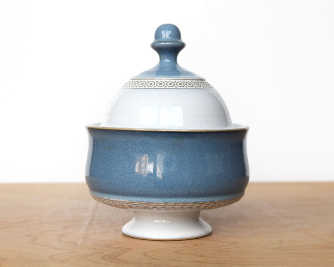 vintage-denby-pottery-castile-blue-footed-sugar-bowl-with-lid-etsy