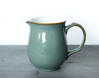 Cerámica Denby Regency Green jarra pequeña, jarra de leche, crema