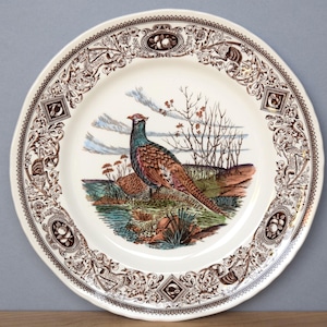 Vintage Mason's Ironstone Game Birds The Pheasant dinner plate