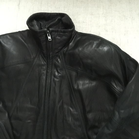 vintage andrew marc leather jacket