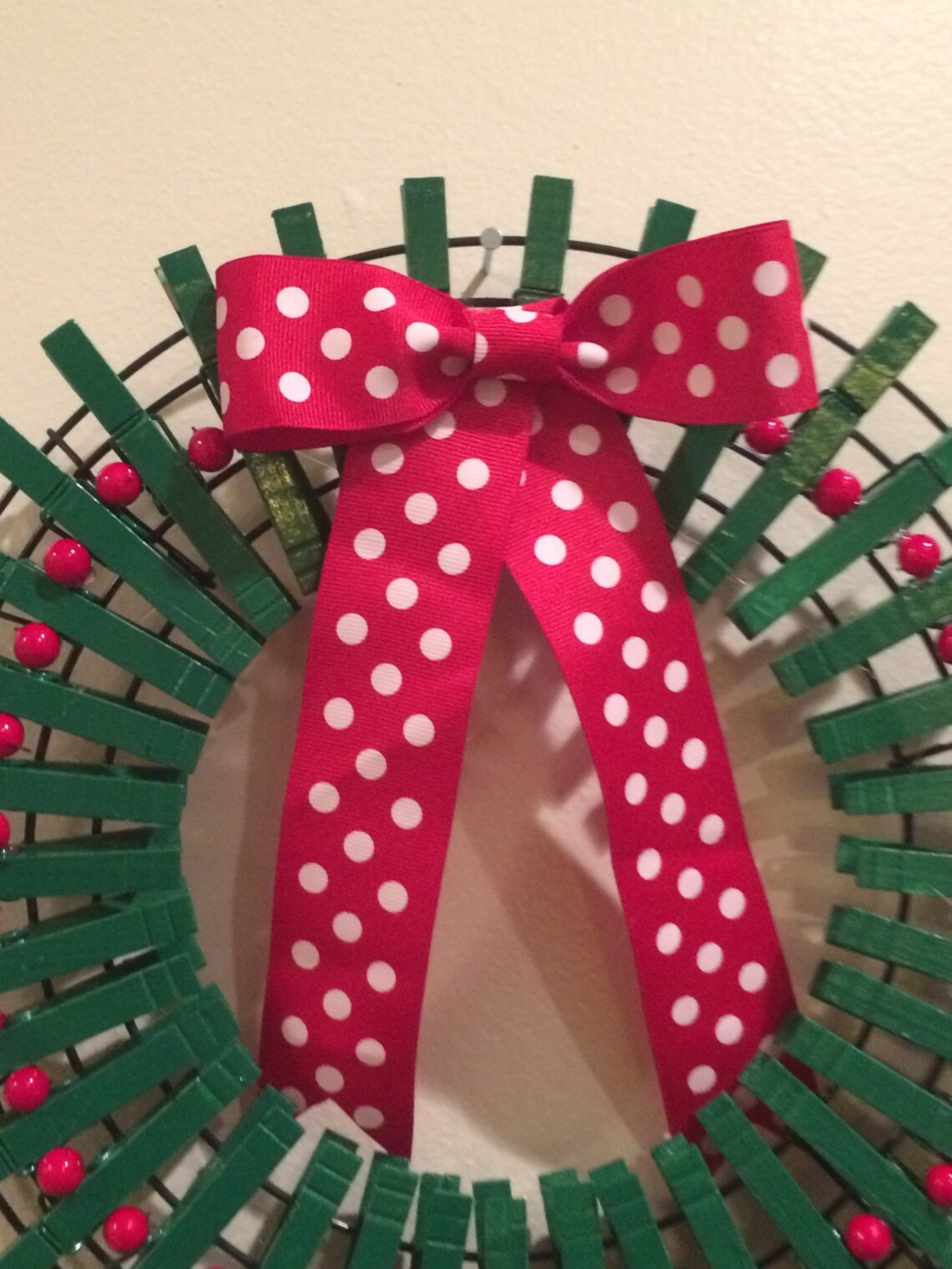 Etsy Christmas Card Holder 