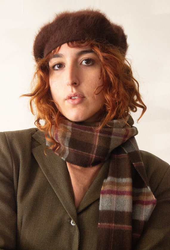 1970s Italian Angora Beret