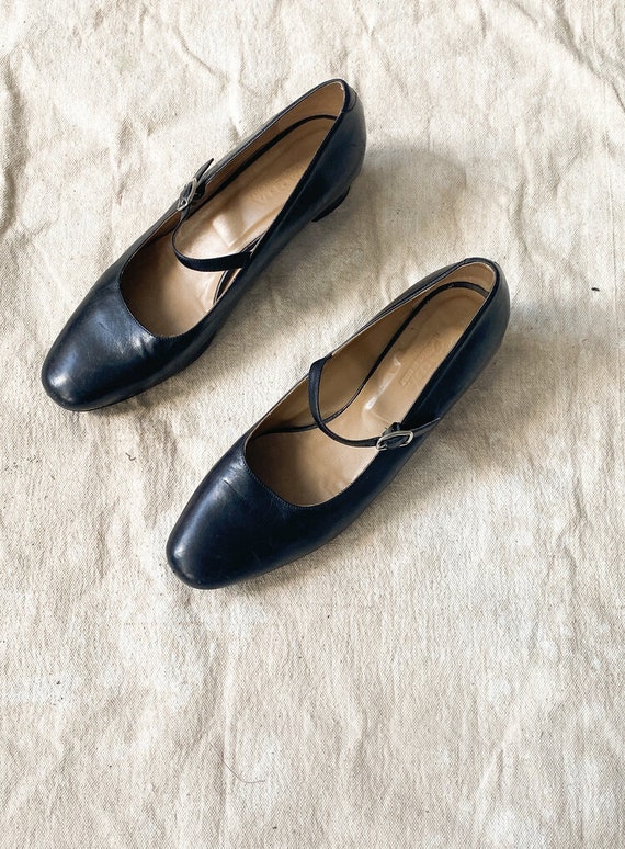 1990s Italian Leather Mary Janes