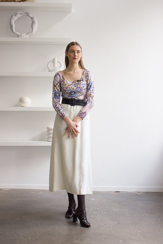 1960s Jean Varon Silk Gown