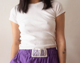 1980s C'est Jolie Lilac Boxers