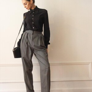 Early 1980s Ungaro Parallel Paris Tweed Trousers - Etsy Australia