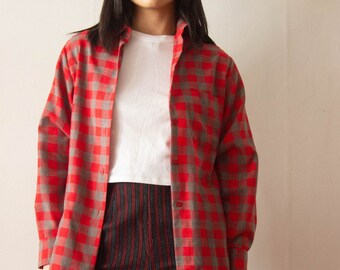 Early 1980s French Connection Plaid Button Down