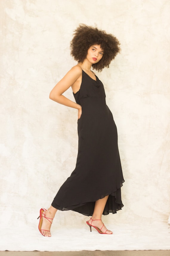 1990s Ann Taylor Silk Bias Cut Slip Dress