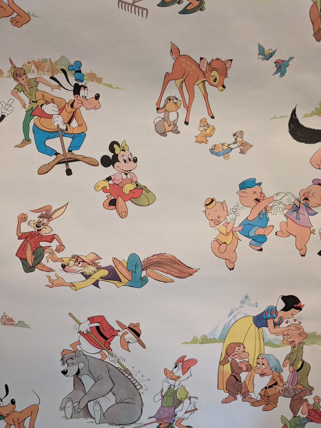 ヴィンテージ ウォルト ディズニー レア 壁紙 - 1950 年代のミッキー