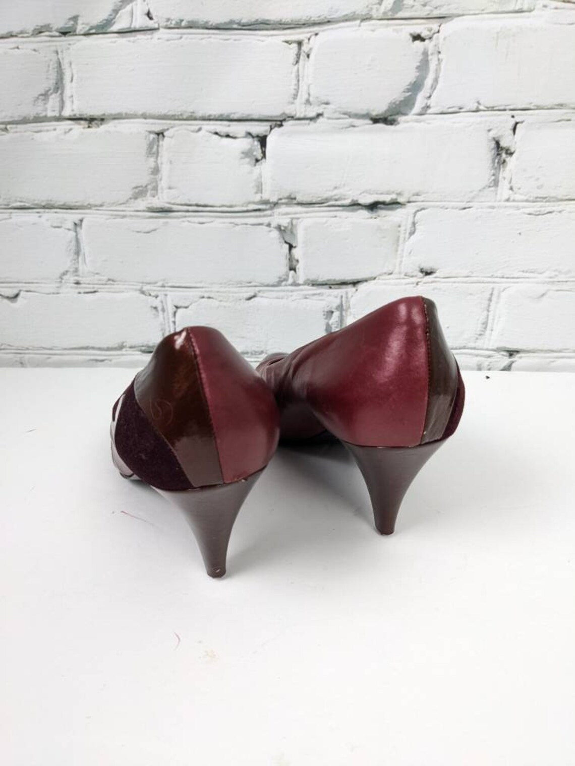 genuine leather pumps