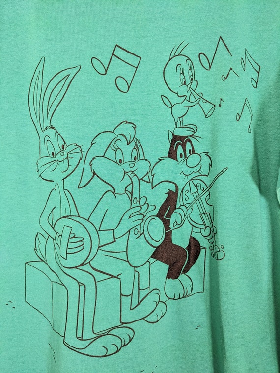 Vintage Looney Tunes t-shirt Single stitch, Bugs … - image 2