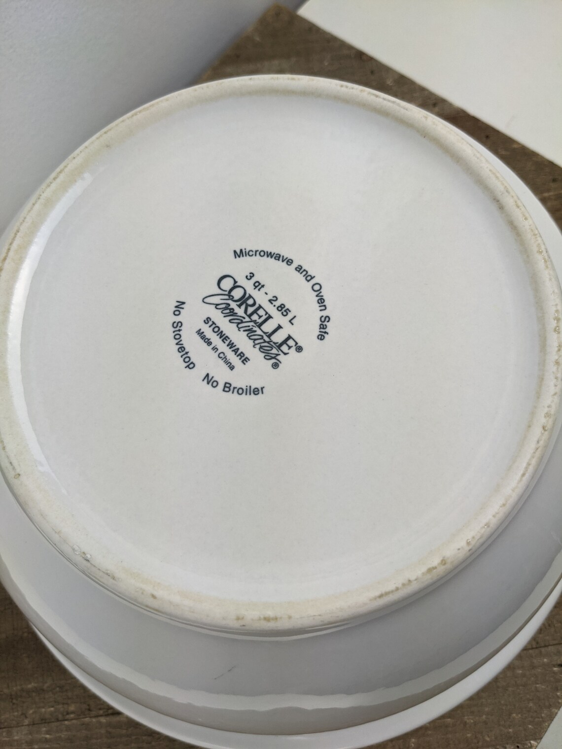 Corelle Coordinates Stoneware Nesting Bowl Country Cottage Etsy