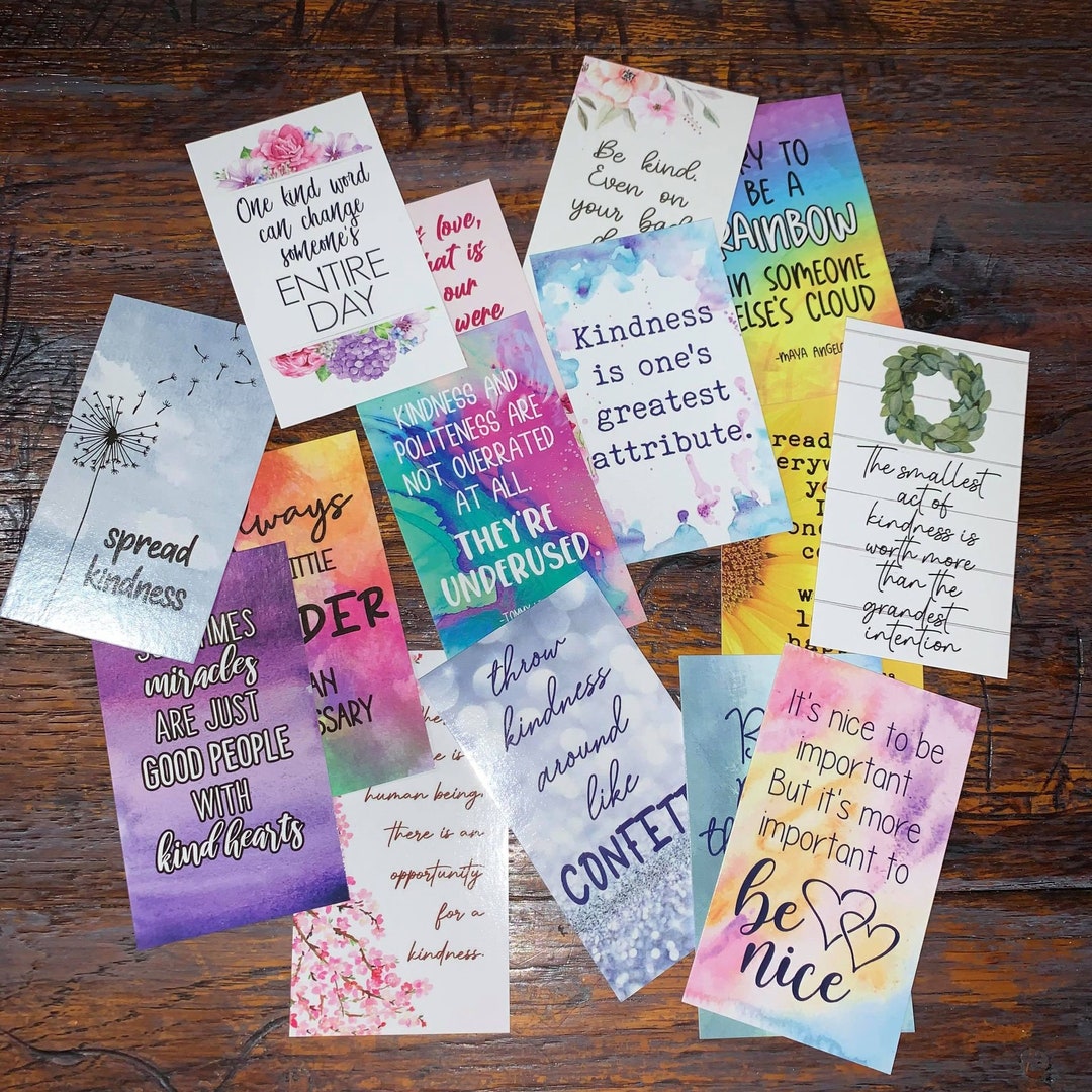 Kindness Cards Version 2 - Random Acts of Kindness - Notecards ...