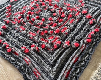 Ohio State Heirloom Inspired Baby Blanket-Nursery Throw-Scarlet and Gray Gift