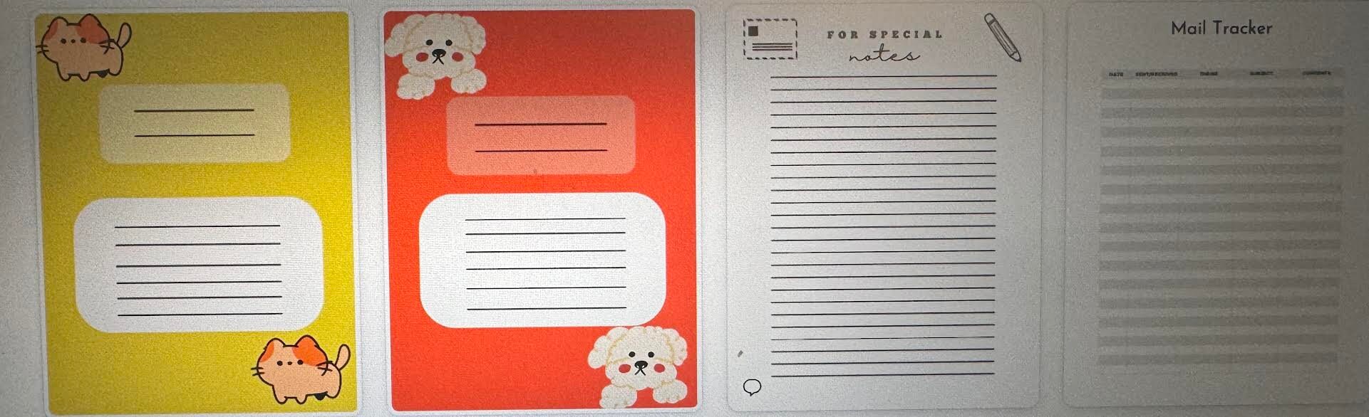 Pen Pal Tracker Printable - Etsy