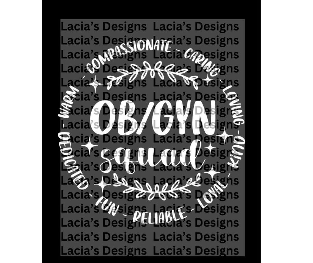 OBGYN SQUAD SVG - Etsy