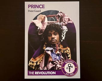 Dave Chappelle x Prince & The Revolution - Custom Blouses Retro Basketball Card