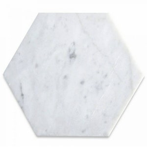 Handmade Stone Hexagon  Tray/Trivet Available in A variety of stone types and colors marble, granite, Limestone etc...Free Shipping