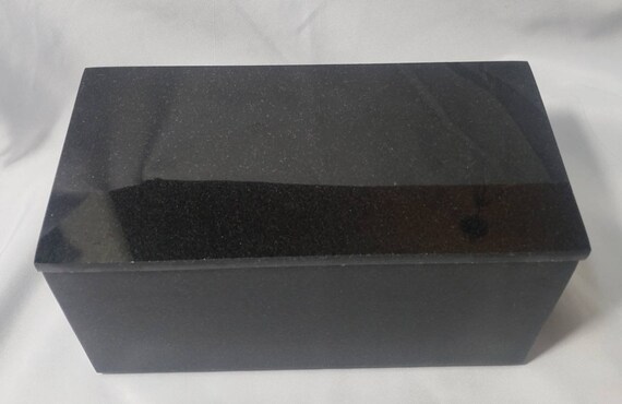 Handmade Absolute Black Granite Box 126 Height | Etsy Canada