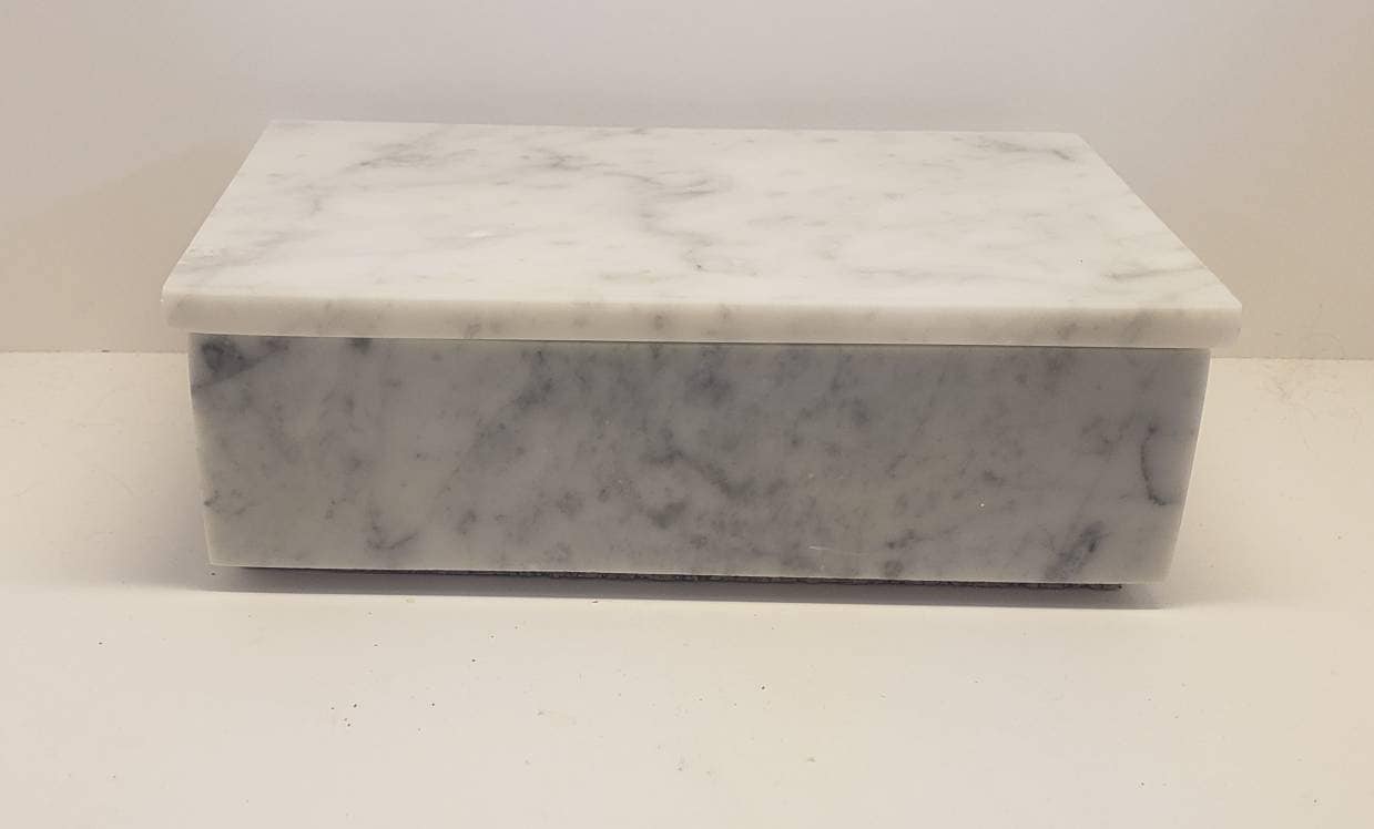 Blue Marble Jewelry Box Etsy