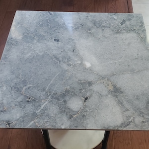 Plata Reserve Grey Marble Trivets / Tabletops / Decorative Marble Squares in many sizes FREE SHIPPING