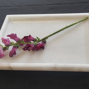 Handmade Marble Tray 12&quot; × 8&quot; x 1&quot;(height), Avaiable in a variety of stone colors Free Shipping Beautiful perfect for a housewarming gift.