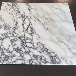 Large Amaretto Viola Marble Trivets / Tabletops / Decorative Marble Pieces in many shapes and sizes FREE SHIPPING
